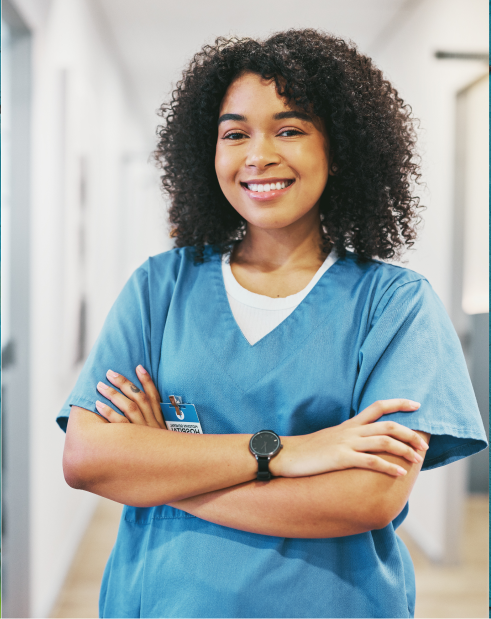 smiling nurse