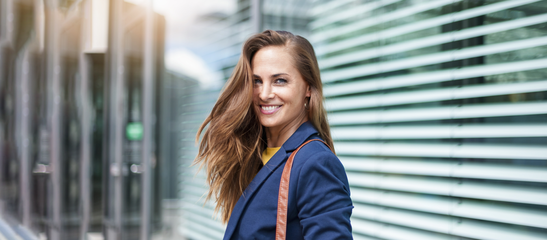 Student Happily Smiling